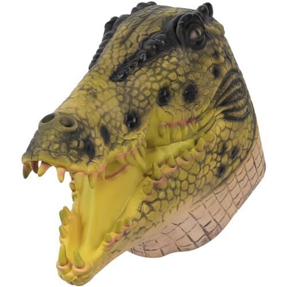 2415 Crocodile Alligator Head Animal Mask Costume Party Halloween Adult
